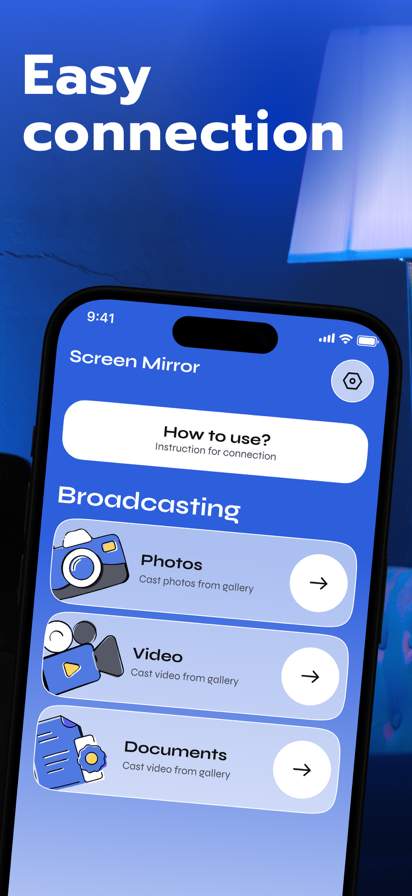 Screen Cast ◦ TV Mirroring App