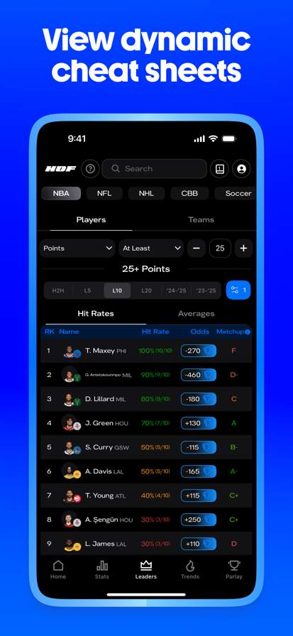 HOF: Make Smarter Sports Picks