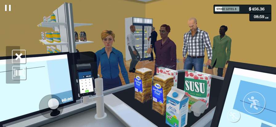 Supermarket Simulator Games 3D