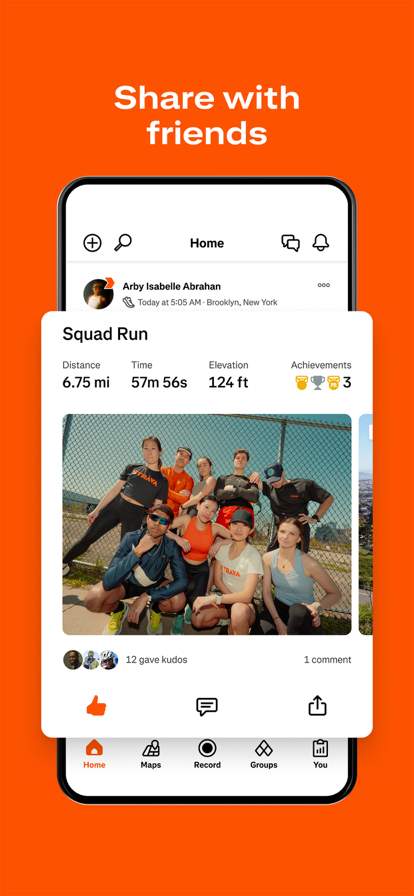 Strava: Run, Bike, Hike