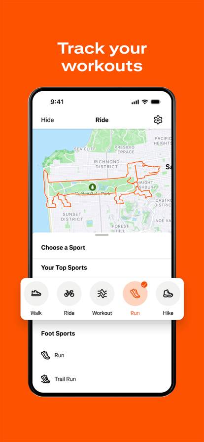Strava: Run, Bike, Hike