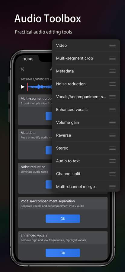 Audio Editor - Music editor
