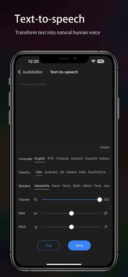 Audio Editor - Music editor