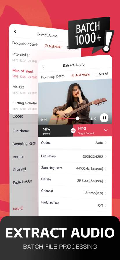 Audio Editor: MP3 Converter