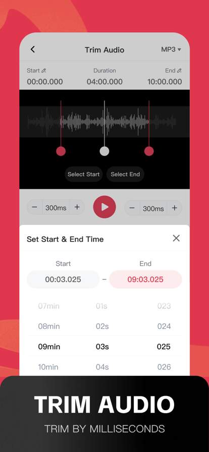 Audio Editor: MP3 Converter