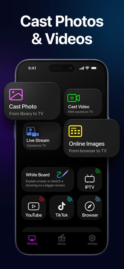 CastOn - Screen Mirroring App