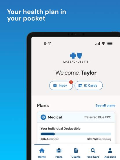 BCBSMA MyBlue Member App