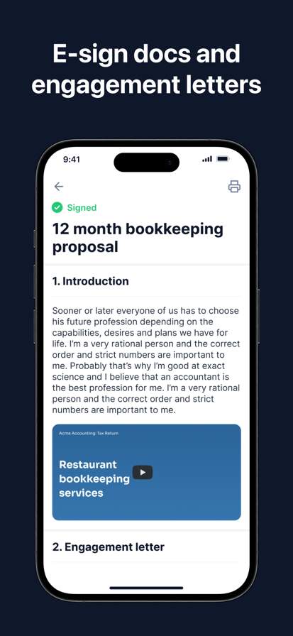 TaxDome Client Portal