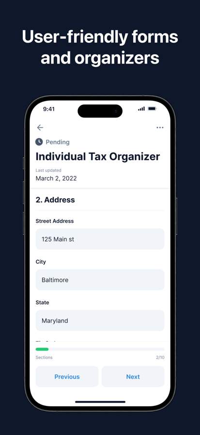 TaxDome Client Portal