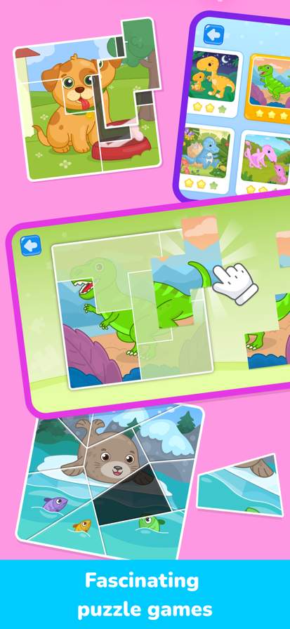 Kids puzzle games 3+ year olds