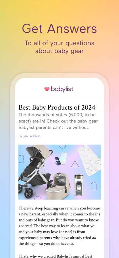 Babylist Baby Registry