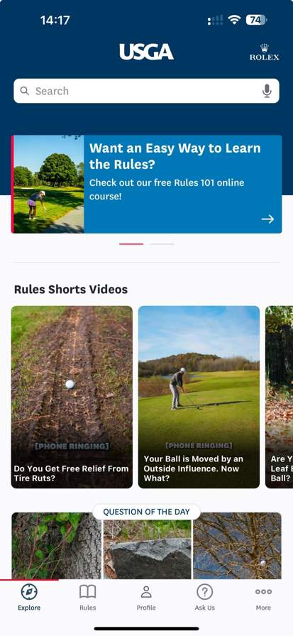 The Official Rules of Golf