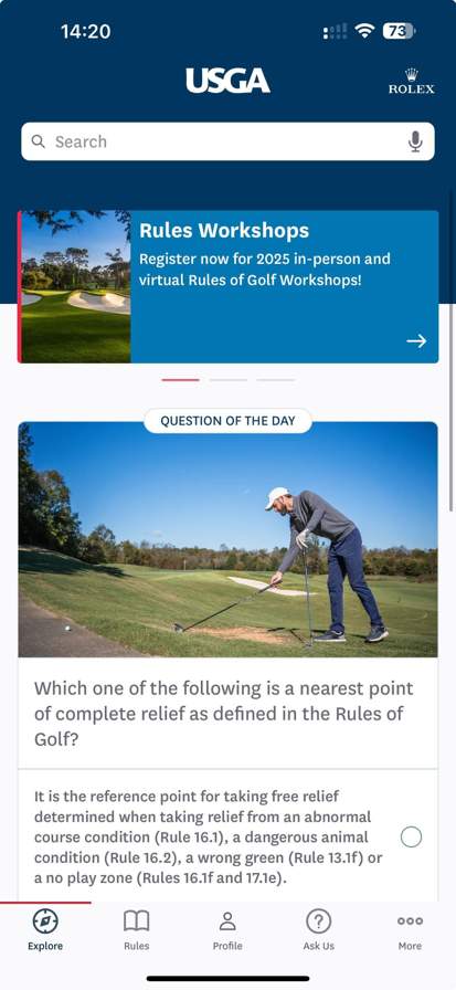 The Official Rules of Golf