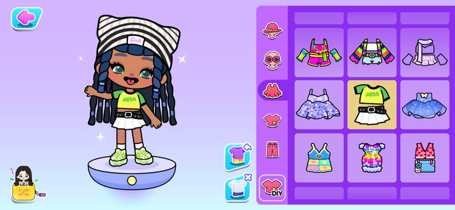 Aha World: Doll Dress-Up Game