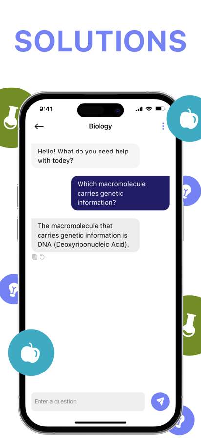 AI: Biology Chemistry Physics