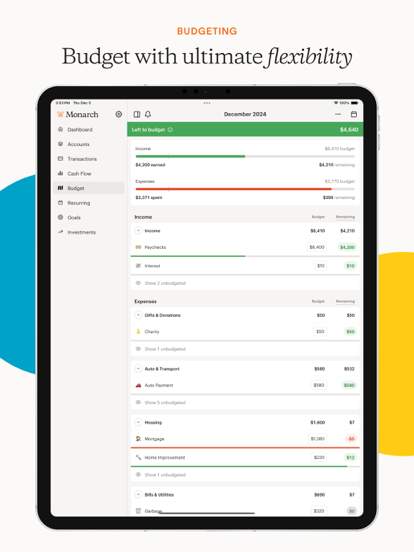 Monarch: Budget & Track Money