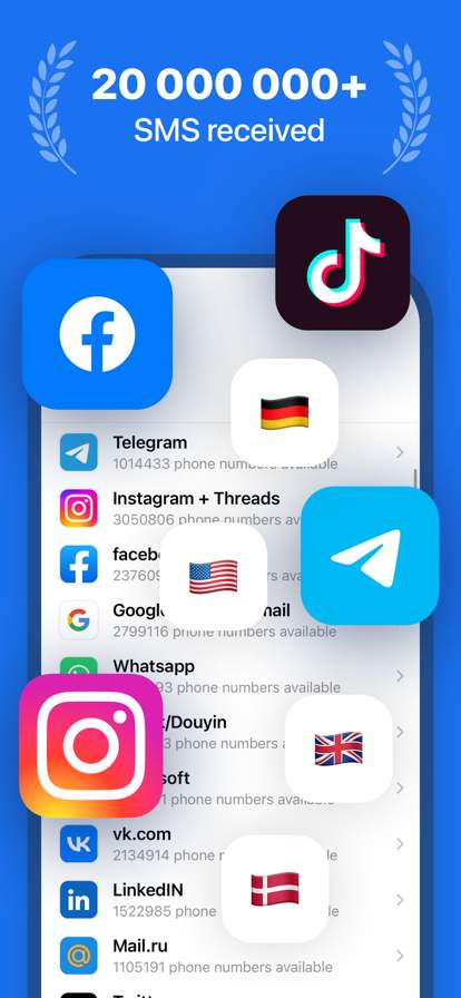 SMS Virtual - Receive SMS
