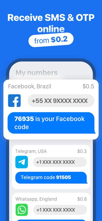 SMS Virtual - Receive SMS