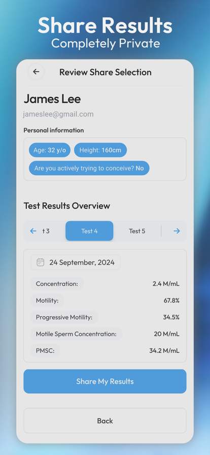 YO Home Sperm Test