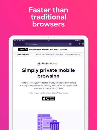 Firefox Focus: Privacy browser