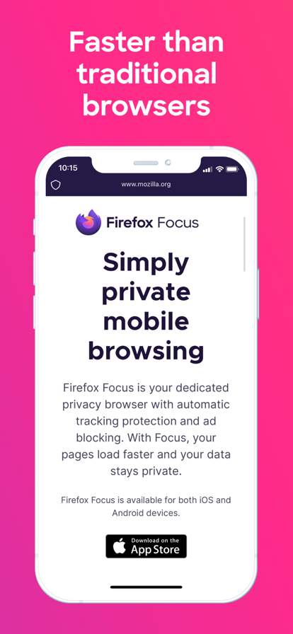 Firefox Focus: Privacy browser