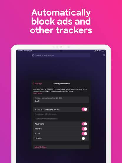 Firefox Focus: Privacy browser