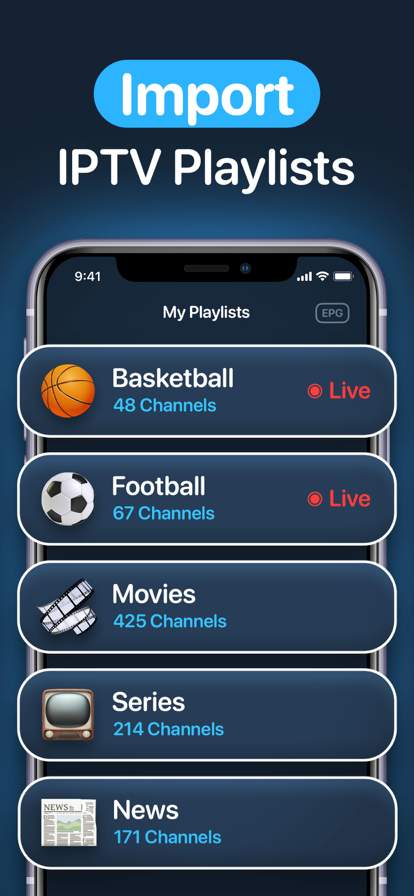 IPTV Smart Player・Smarters Pro