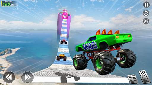 Mega Ramp Monster Truck Stunts