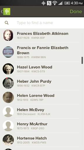 FamilySearch Memories