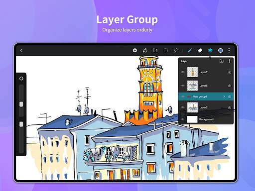 HiPaint -Sketch Draw Paint it!