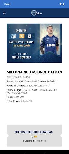 eticket Colombia