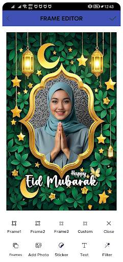 EID Mubarak Photo Maker 2025