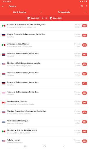 My Earthquake Alerts - Map