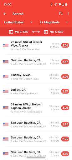 My Earthquake Alerts - Map