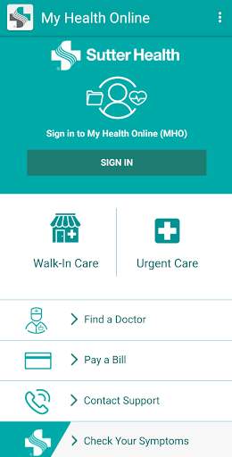 Sutter Health My Health Online