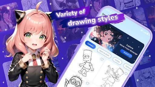 Draw Anime: Paint & Sketch App