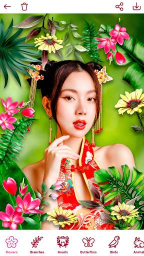 Flower Photo Frames & Editor