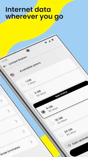 Saily: An eSIM travel app