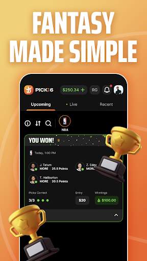 DraftKings Pick6: Fantasy Game