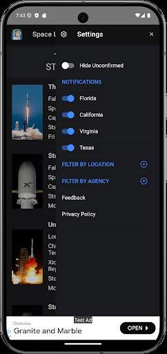 Space Launch Schedule